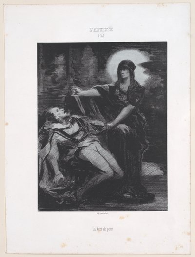 Śmierć strachu, 1830-76., 1830-76. autorstwa Narcisse Virgile Diaz de la Peña