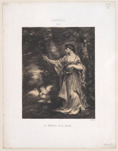 Przekleństwa piękna, 1830-76., 1830-76. autorstwa Narcisse Virgile Diaz de la Peña