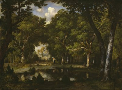 Staw w lesie, 1862. autorstwa Narcisse Virgile Diaz de la Peña
