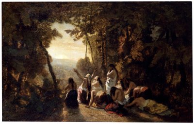 Lament córki Jeftego, 1846. autorstwa Narcisse Virgile Diaz de la Peña