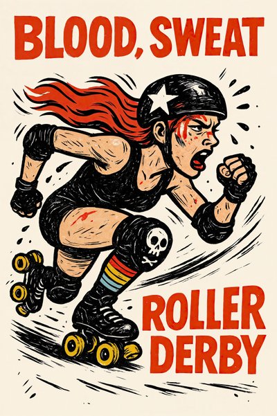 Roller Derby: krew, pot i łzy autorstwa Natalie Bruns
