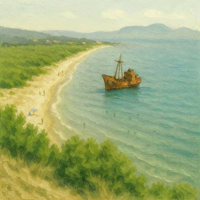 Idylliczna Plaża Wraków autorstwa Natalie Bruns