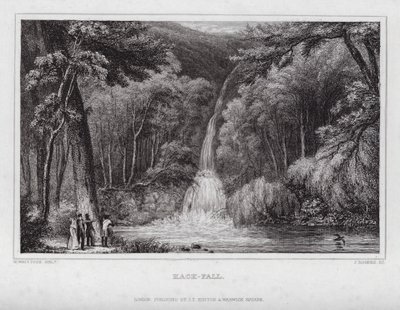 Hack-Fall (grawerowanie) autorstwa Nathaniel (after) Whittock