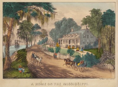 Dom nad Missisipi autorstwa Nathaniel Currier