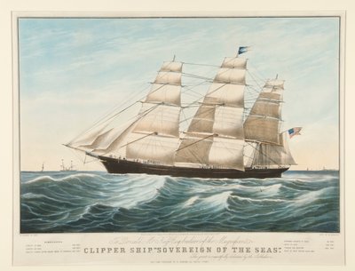 Statek Clipper autorstwa Nathaniel Currier