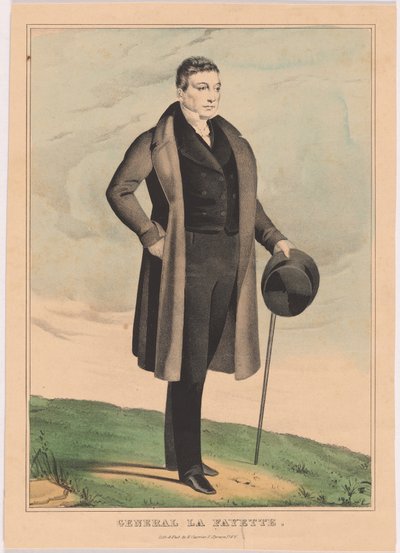 Markiz de Lafayette autorstwa Nathaniel Currier