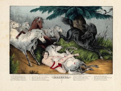 Mazeppa autorstwa Nathaniel Currier