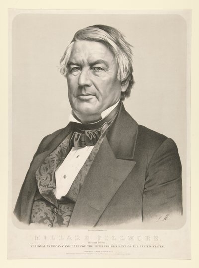 Millard Fillmore, trzynasty prezydent autorstwa Nathaniel Currier