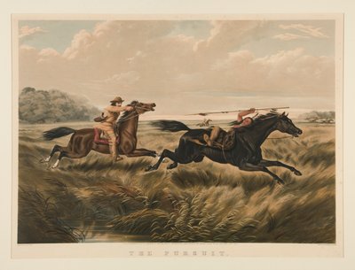 Pościg autorstwa Nathaniel Currier