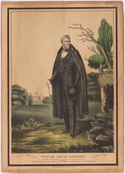 William Henry Harrison autorstwa Nathaniel Currier