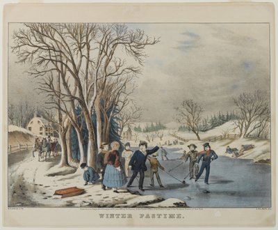Zimowa rozrywka autorstwa Nathaniel Currier