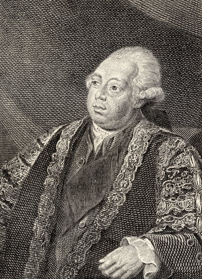 Lord North, ilustracja z „Memoirs of Eminent Etonians” Sir Edwarda Creasy