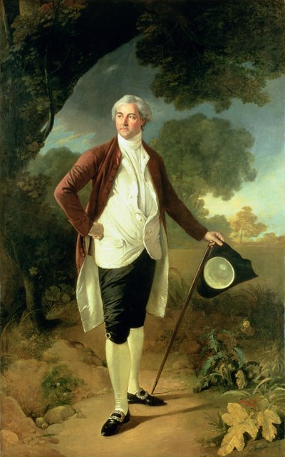 Portret Davida Garricka autorstwa Nathaniel Dance Holland
