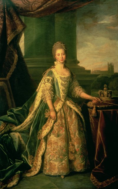Portret Sophie Charlotte (1744-1818) autorstwa Nathaniel Dance Holland