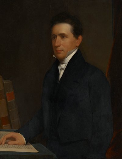 Denison Olmsted (1791-1859), BA 1813, MA 1816 autorstwa Nathaniel Jocelyn