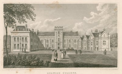 Dulwich College, Londyn autorstwa Nathaniel Whittock