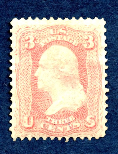 Singiel 3c Washington, 17 sierpnia 1861. autorstwa National Bank Note Company