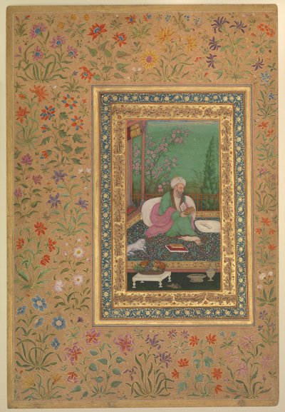 Ilustracja Ustada Mansura, znanego jako Nãdir-al-’As autorstwa Nãdir al ’Asr Ustad Mansur