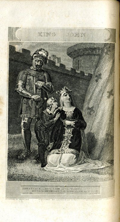 Król Jan Williama Szekspira. Wystąpił w Covent Garden w sobotę 20 kwietnia 1811 r. autorstwa Neagle