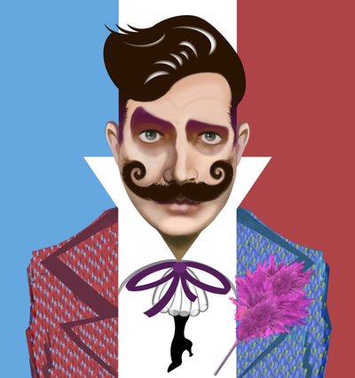 Georges Feydeau, 2021 (cyfrowy) autorstwa Neale Osborne