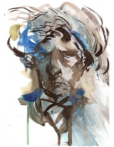 Hector Berlioz, 2025 (atrament) autorstwa Neale Osborne
