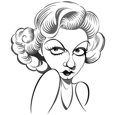 Jean Harlow, 2018 (cyfrowy) autorstwa Neale Osborne