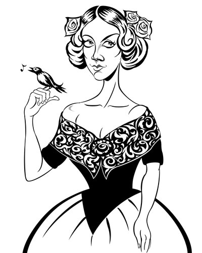 Jenny Lind, 2019 (cyfrowa) autorstwa Neale Osborne