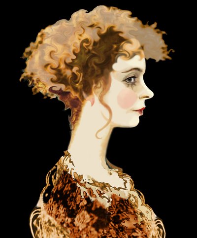 Lillian Gish, 2022 (cyfrowo) autorstwa Neale Osborne