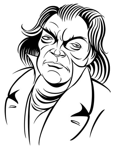 Ludwig van Beethoven, 2019 (cyfrowy) autorstwa Neale Osborne