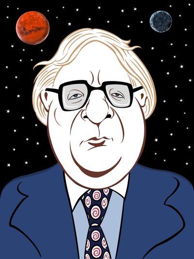 Ray Bradbury, 2019 (cyfrowy) autorstwa Neale Osborne