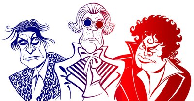 trio francuskich przywódców rewolucyjnych, 2019 (cyfrowo) autorstwa Neale Osborne