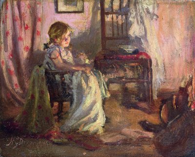 Przy kominku autorstwa Nellie Gertrude Dixon