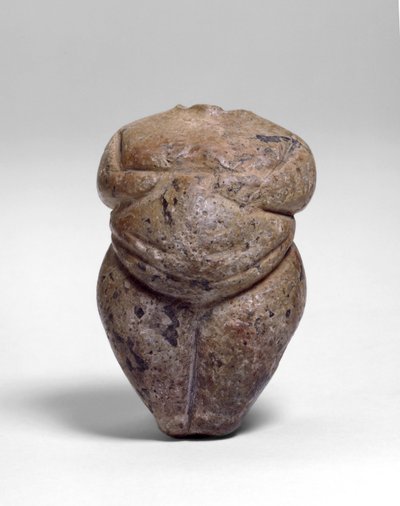 Stojąca figurka bez głowy z Cukurdent, neolit. c.3 tysiąclecia pne (wapień) autorstwa Neolithic
