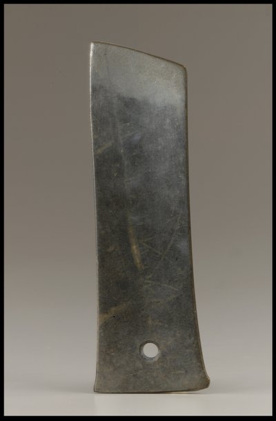 Nóż do zbioru (hu), kultura Qijia, c.2500-2000 pne (nefryt) autorstwa Neolithic Period Chinese School