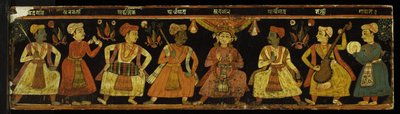Okładka książki z rękopisu tekstu teatralnego (wc na drewnie) autorstwa Nepalese School