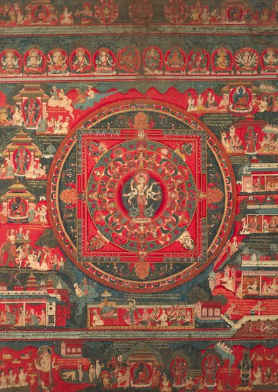 Mandala Amoghafasa autorstwa Nepalese School