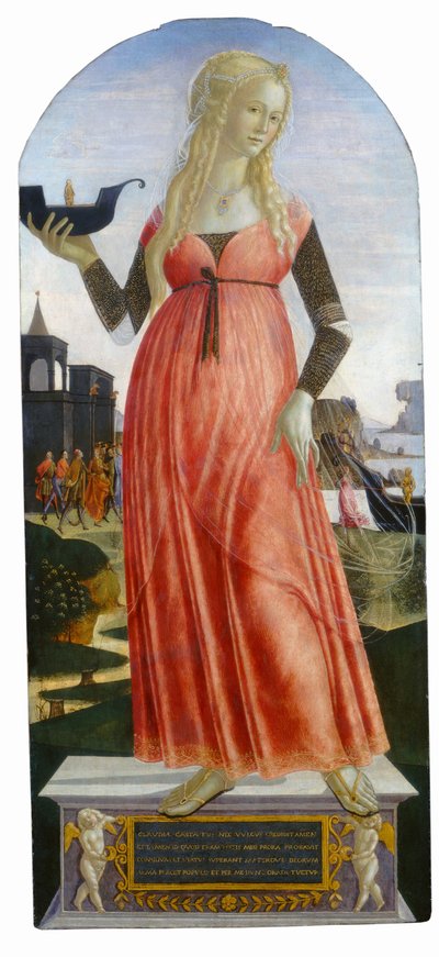Klaudia Piąta, ok. 1930 r. 14901495. autorstwa Neroccio de Landi