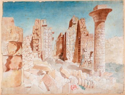 "Karnak", Egipt, XIX w. autorstwa Nestor l