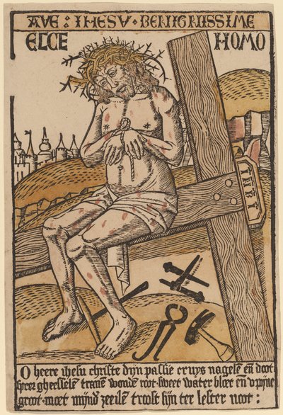 Chrystus jako Mąż Boleści autorstwa Netherlandish 15th Century