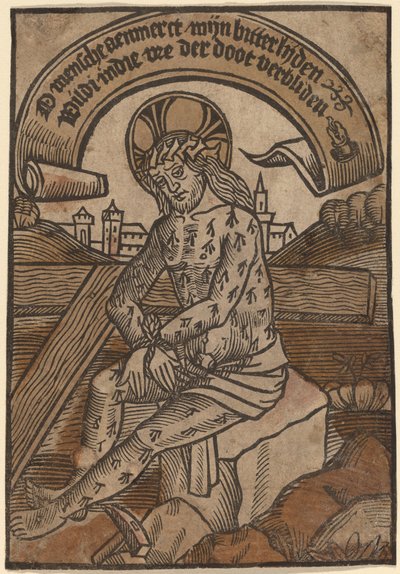 Chrystus jako Mąż Boleści autorstwa Netherlandish 15th Century