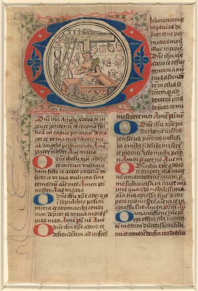 Chrystus jako Mąż Boleści autorstwa Netherlandish 15th Century