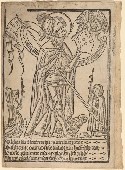 Święty Jerzy (?) autorstwa Netherlandish 15th Century