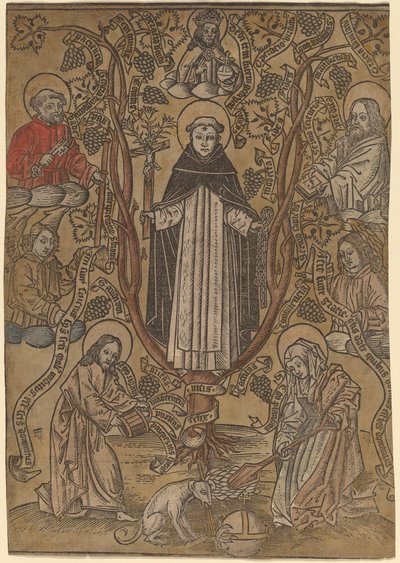 Drzewo Genealogiczne Dominikanów autorstwa Netherlandish 15th Century