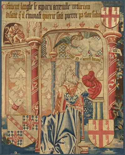 Wizja setnika Korneliusza autorstwa Netherlandish 15th Century