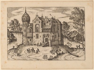 Zamek nad rzeką autorstwa Netherlandish 16th Century