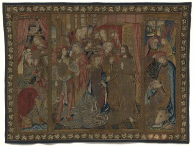 Chrystus i niewiasta przyłapana na cudzołóstwie autorstwa Netherlandish 16th Century