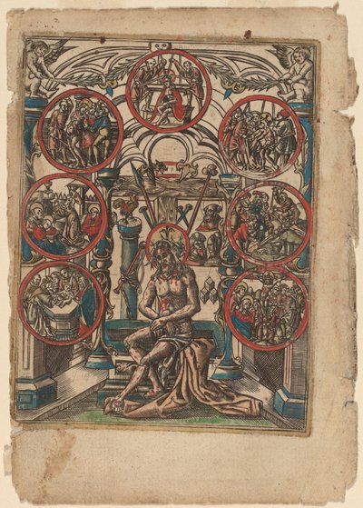 Chrystus jako Mąż Boleści autorstwa Netherlandish 16th Century