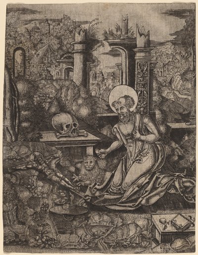 Święty Hieronim autorstwa Netherlandish 16th Century