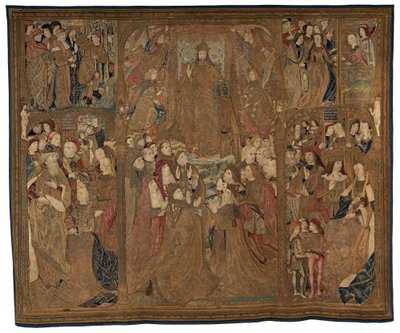Triumf Chrystusa („Mazarin Tapestry”) autorstwa Netherlandish 16th Century