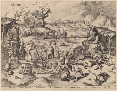 Kuszenie św. Antoniego autorstwa Netherlandish 16th Century after Hieronymus Bosch, Hieronymus Cock